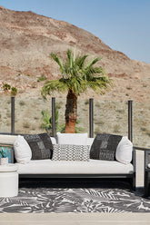 Villa Salerno VI-13 Indoor/Outdoor Polypropylene Area Rug – Floral & Geometric Design